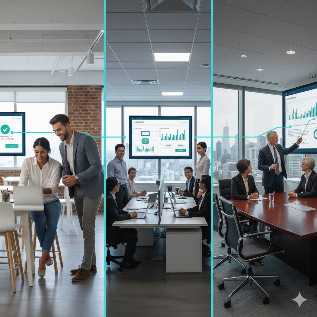 Entreprises de toutes tailles utilisant RHConnect